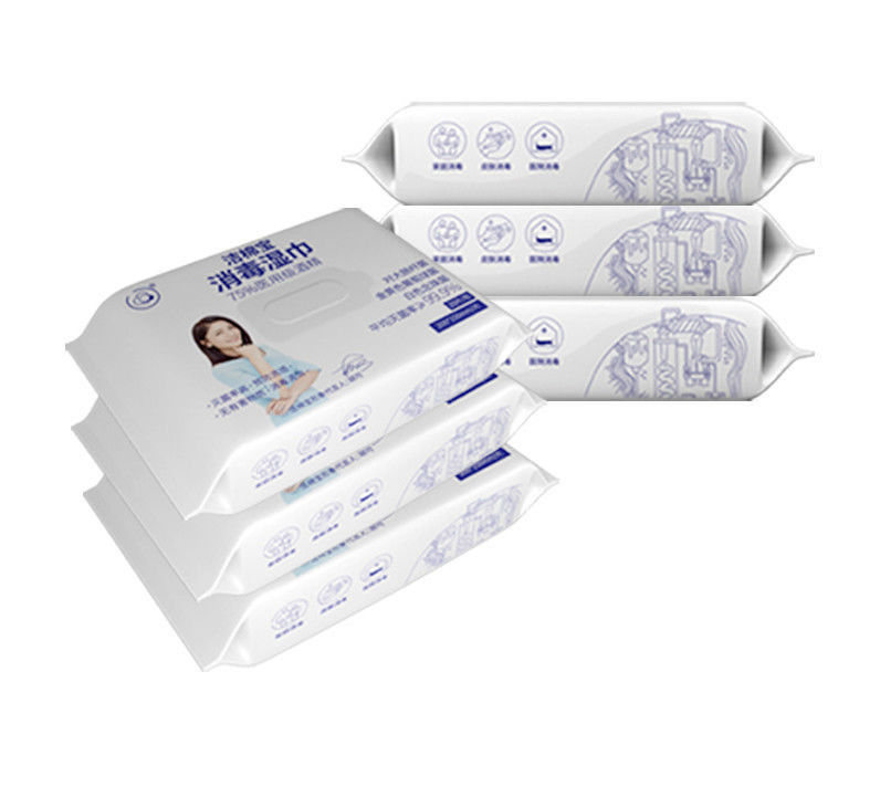 Active Kill Virus Antibacterial Alcohol Wipes , Alcohol Wet Wipes For Adult